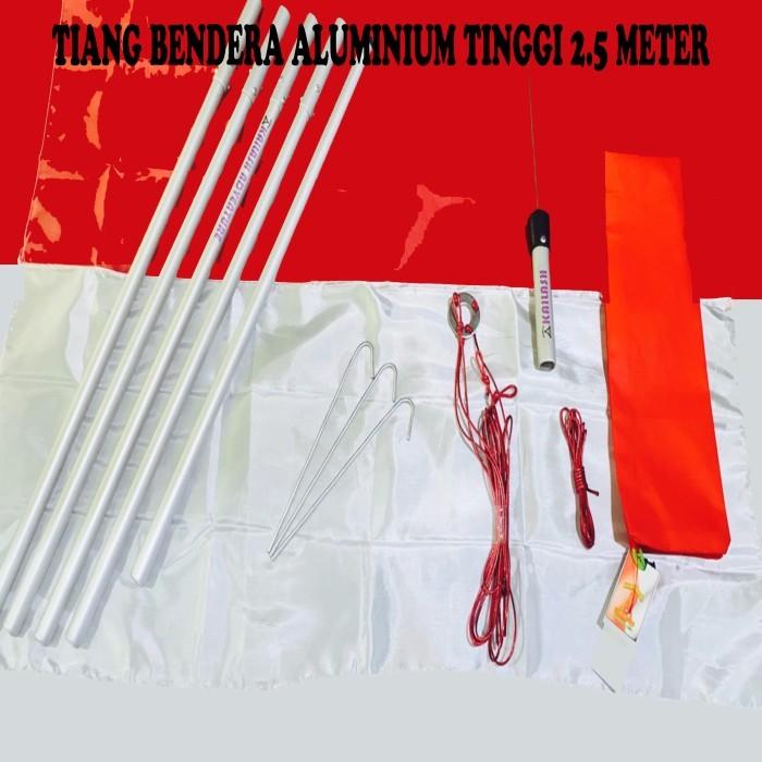 Gambar Paket Tiang bendera bahan aluminium model plug n play - Hanya tiang dari Kadventure undefined Tokopedia