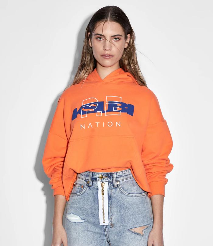Promo KSUBI X NATION HOODIE SHOCKING ORANGE ORANGE Orange