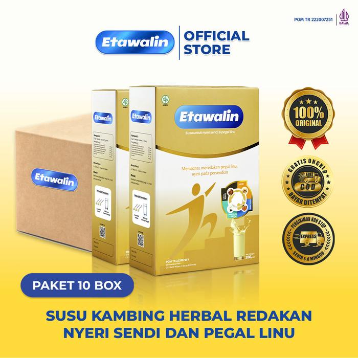 Gambar Etawalin - Susu Kambing Nyeri Sendi 10 Pcs dari Azizul899 undefined Tokopedia