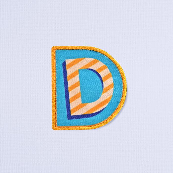 Gambar SOVLO Mini Cleo Switch PATCH ALPHABET - Stiker Bordir - PATCH D dari Sovlo undefined Tokopedia