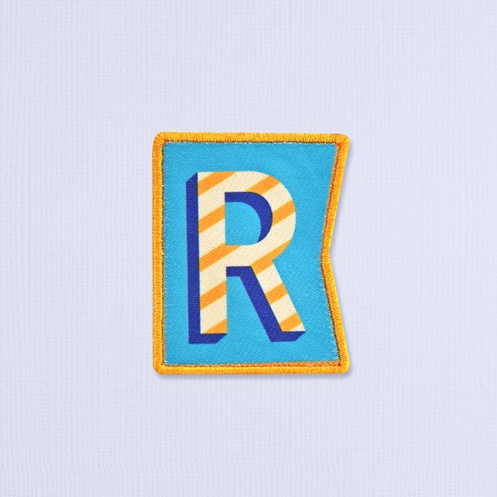 Gambar SOVLO Mini Cleo Switch PATCH ALPHABET - Stiker Bordir - PATCH R dari Sovlo undefined Tokopedia
