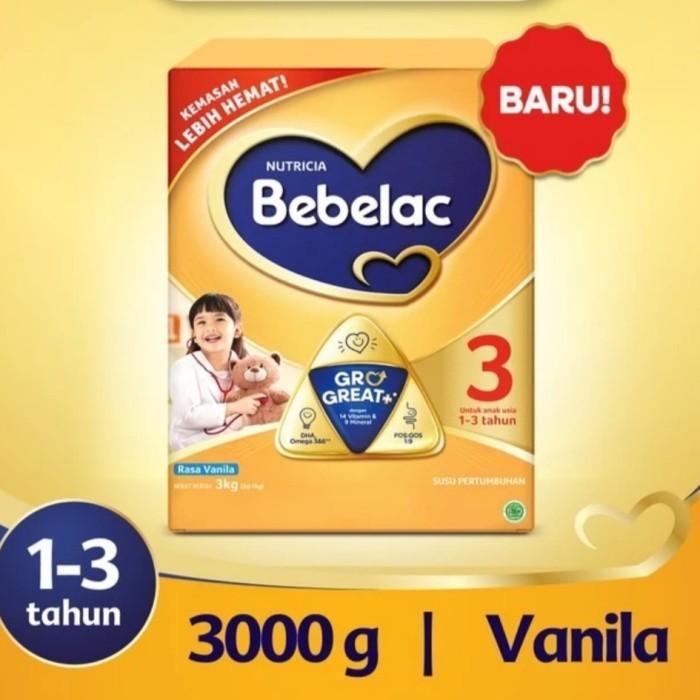 Gambar PTR Bebelac 3 Vanilla 3000 gram / Vanila 3000 g (3 x 1000 gr) 0 dari store asih1 undefined Tokopedia