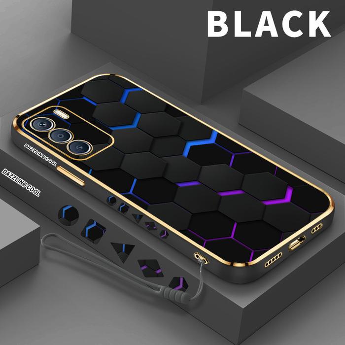 Gambar Glossy Case HP Infinix Zero 5G 2023 Ultra Infinix Zero 20 X Neo Pro infinik ZeroUltra Zero20 ZeroXNeo XNeo XPro Casing Softcase  Lucu Phone   Soft sarang lebah heksagonal Mewah untuk  Sofcase Aesthetic Kasing Silikon Glass kaca - Hitam, Infinix Zero 5G 2023 dari GiftsStoreID undefined Tokopedia