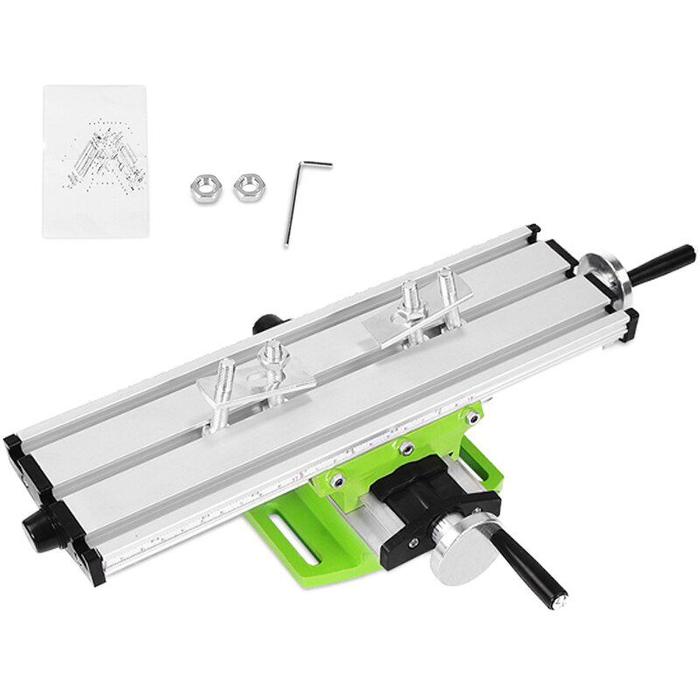 Gambar NUVES, Aluminum Alloy Milling Machine Ragum Table Cross Milling Bor Duduk Catok Bor Freeze Mini Cross Vise Adjustable - BG6300 dari nuves undefined Tokopedia