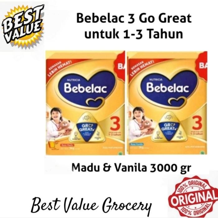 Gambar Bebelac 3 Madu Vanila 3000 Gram dari makanna undefined Tokopedia
