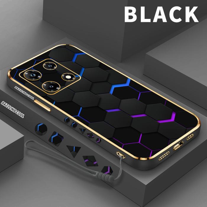 Gambar Glossy Case HP Infinix Note 30 Pro Note 30 Infinix Note 8 infinik Note30Pro 30Pro Note30 Note8 X692 X6833B Casing Softcase  Lucu Phone   Soft sarang lebah heksagonal Mewah untuk   Aesthetic Silikon Glass - Hitam, Infinix Note 30 Pro dari GiftsStoreID undefined Tokopedia
