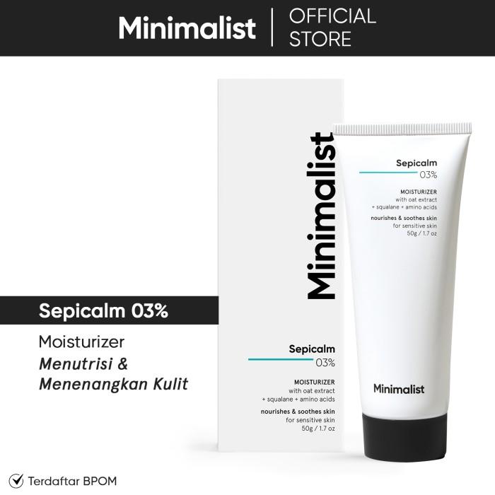 Gambar Minimalist 3% Sepicalm Moisturizer | Pelembab Wajah Oat Extract | 50 G berkwalitas dari nekojya undefined Tokopedia