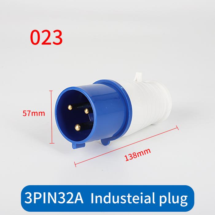 Gambar SOKET INDUSTRI IP44 Industrial Plug and Socket Waterproof Connector 3PIN 4PIN 5PIN 32A Waterproof Electrical Connection Wall Mount Socket - 3P 32A plug dari baju distro1239 undefined Tokopedia
