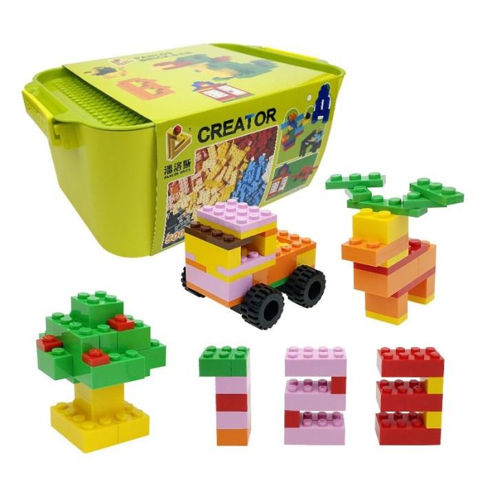 Gambar Mainan Anak Edukasi Laki & Perempuan PANLOS BRICK CREATOR Lego Building Kit Designer 500 pcs - Tanpa Bubble dari Gallery First Class Service undefined Tokopedia