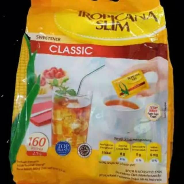 Gambar gula tropicana slim classic isi 160 savhet dari Nadinnest1 undefined Tokopedia