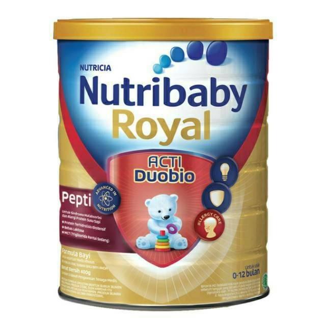 Gambar New Nutribaby Royal Pepti Junior Usia 0-12 Bulan 400 Gram Kaleng dari machiatetix undefined Tokopedia
