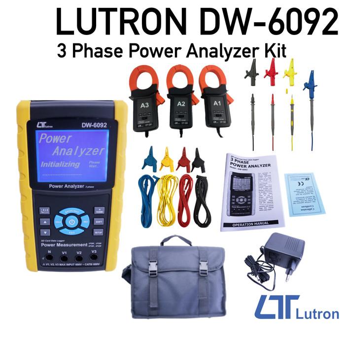 Gambar Lutron DW-6092 3 Phase Power Analyzer - DW-6093 - NON GARANSI dari Dunia Alat Ukur undefined 5 Tokopedia
