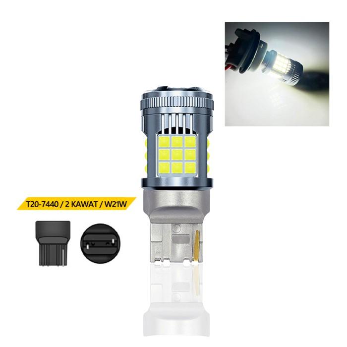 Gambar Lampu LED T20 7440 36 Mata Ghost Fan Turbo Lampu Sein Sen Colok Tancap - Putih dari Alpiah Tripdaszib undefined Tokopedia