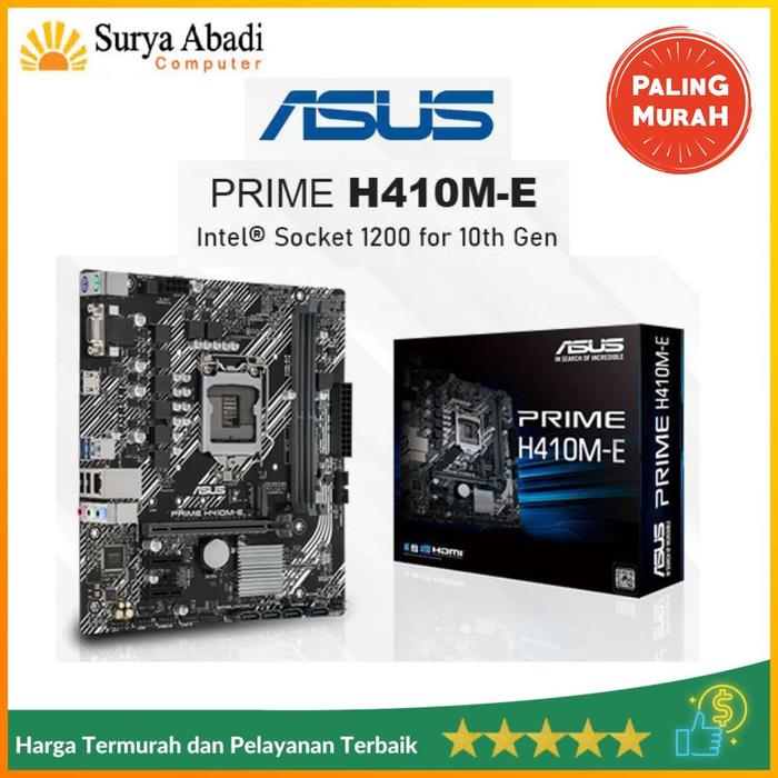 10th Gen H410me Motherboard ASUS PRIME H410M-K Intel H410 LGA 1200