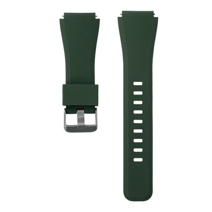 Gambar STRAP XIAOMI MI WATCH COLOR SMART WATCH S3 SILICONE TALI JAM 22MM - DARK GREEN dari SimplicityGoodss undefined Tokopedia