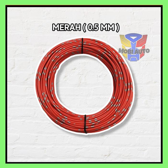 Gambar Kabel Bintik Tembaga 0,5 MM Mobil/Motor Made in Japan - Merah dari Sumarni Yupdesilas undefined Tokopedia