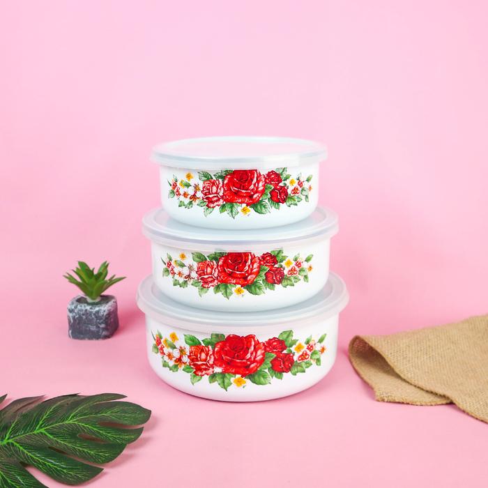 Gambar Maspion Mangkuk Mixing Bowl 3in1 Maspion Enamel - MN - White dari manolistore undefined Tokopedia
