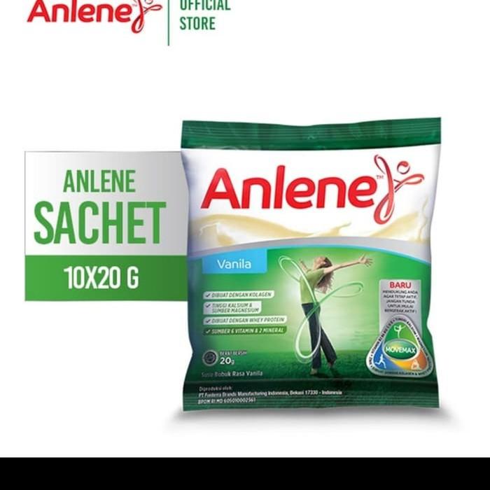 Gambar Sukses36- Anlene Saset Vanila 10x20g dari esih shop72 undefined Tokopedia