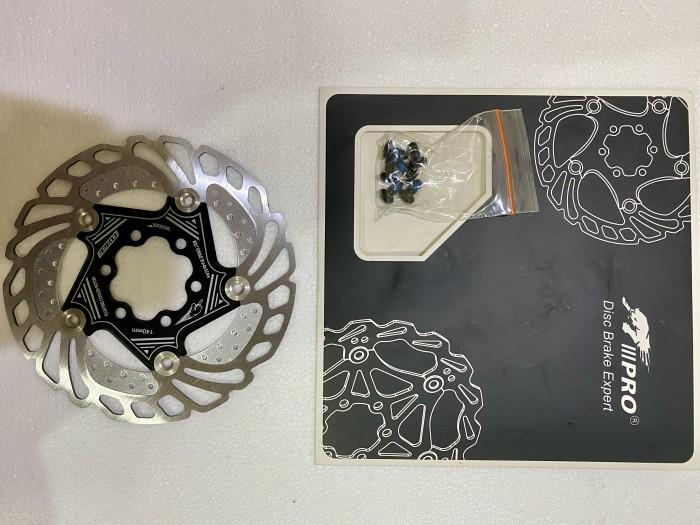 Gambar IIIPRO Cakram Rem Sepeda Gunung Floating Disc dengan Pendingin 140mm - Hitam dari Dioh Tridsazilas undefined Tokopedia