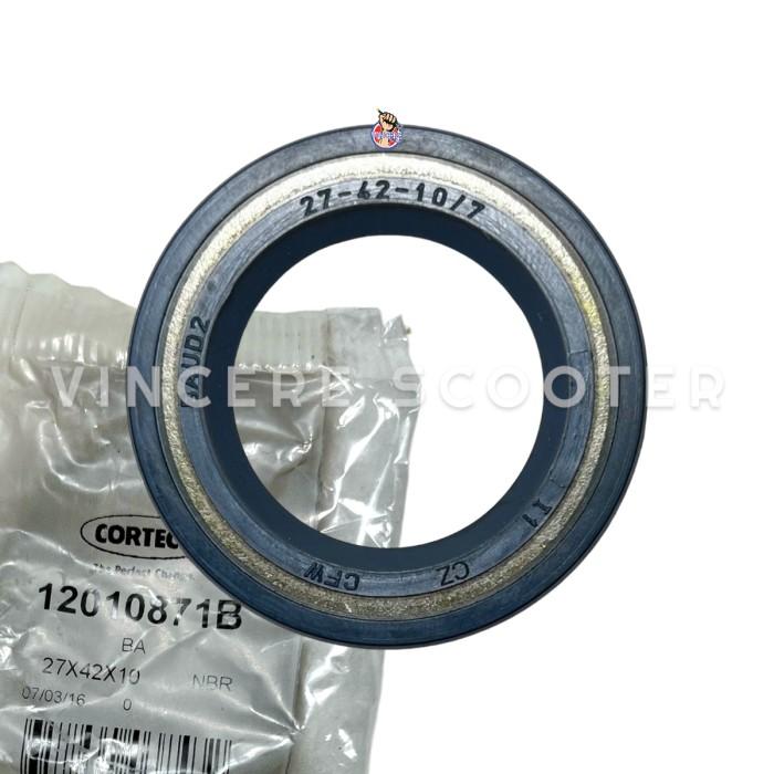 Gambar Seal Sil As Roda Belakang Corteco Vespa Super Sprint VBB PX Excel PTS - 27x42x10 dari Musriah Yupfinal undefined Tokopedia