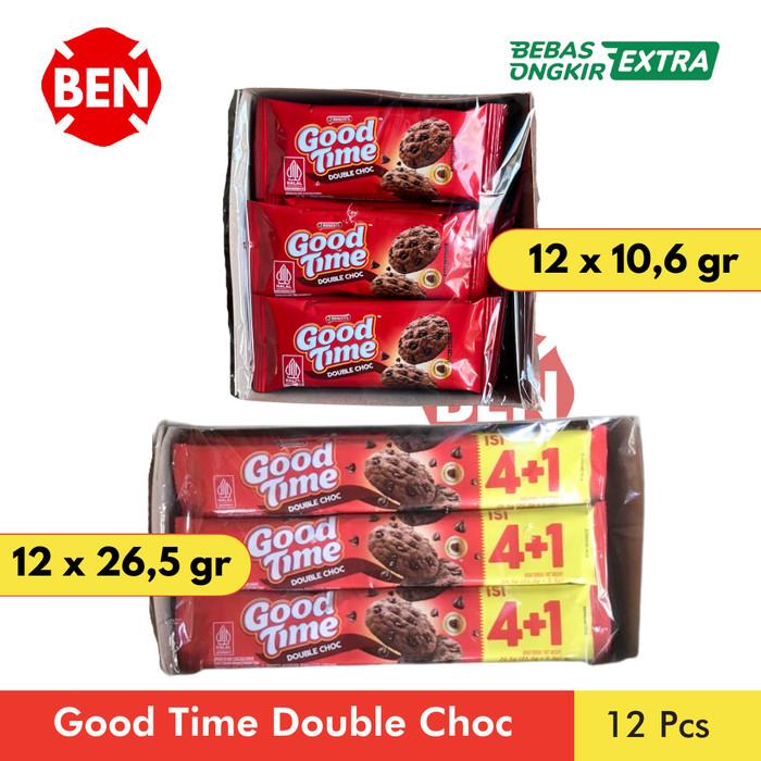 Gambar SUG3H. Good Time Double Choc 1 Pak 12 Pcs 16g 16gr Box Coklat - Goodtime Dus dari JAGRET BADEYY521 undefined Tokopedia