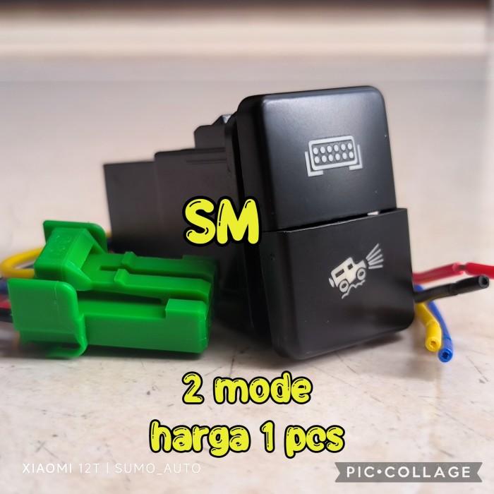 Gambar switch lampu tambahan suzuki jimny JB74 tahun 2018-2024 - 2 on off dari Totoh Trimaazilas undefined Tokopedia