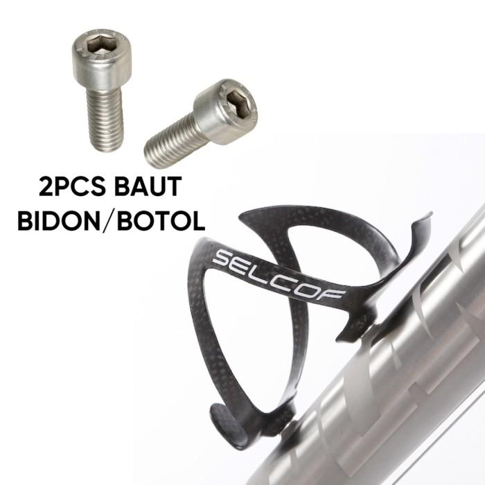 Gambar 2PCS Baut Botol Minum Sepeda Stainless Steel Baut Bidon dari Putri Harum undefined Tokopedia