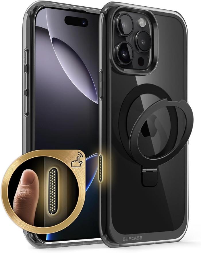 Gambar Case iPhone 16 Pro Max 16 Pro SUPCASE Unicorn Beetle UB MAG Stand Slim Clear MagSafe Kickstand Camera Control Button Protective - Frost Black, iPhone 16 dari Primary Cares Official undefined Tokopedia
