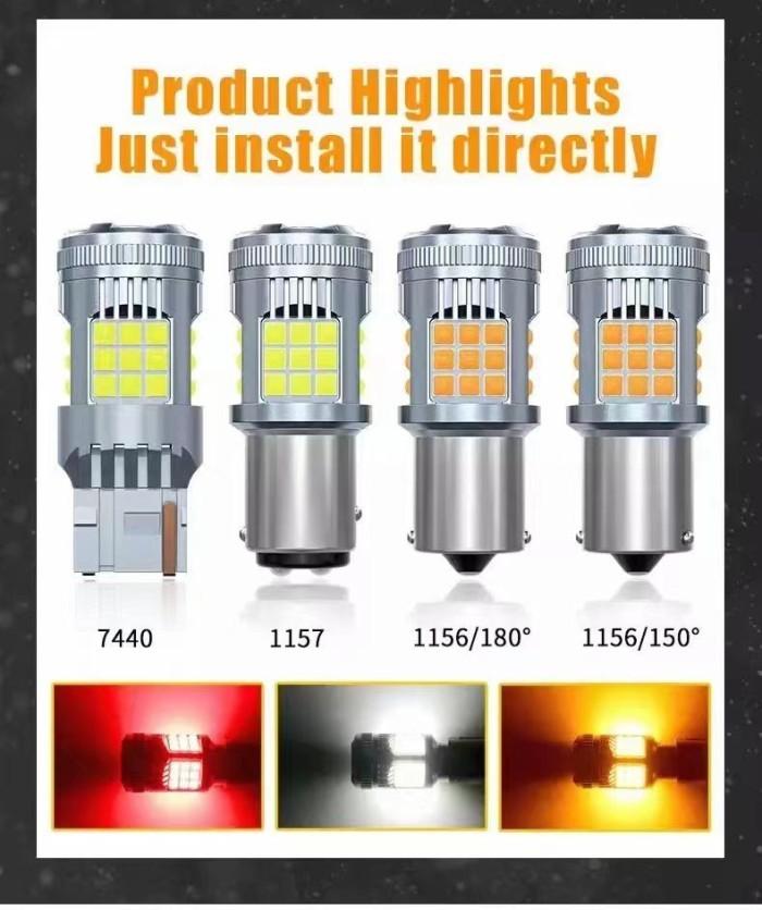 Gambar Bohlam Stop Sein Ghost Laser 1156 1157 7440 7443 T20 Bayonet AES 30W - 1156 - PUTIH dari Musriah Yupfinal undefined Tokopedia