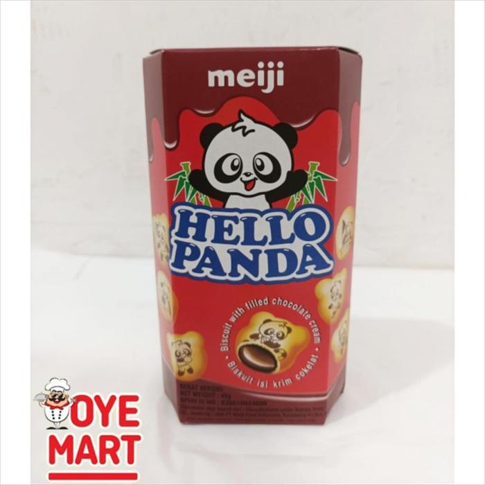 Gambar MEIJI HELLO PANDA CHOCOLATE 45GR dari OYEFROZEN BUAHBATU undefined Tokopedia