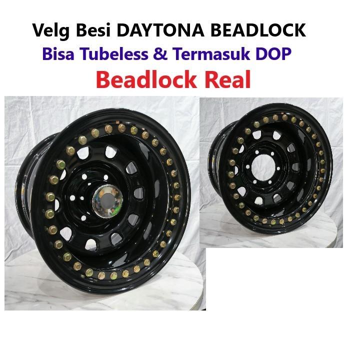 Gambar Velg Daytona Beadlock 15x10 6H 139.7 et-44 Besi Offroad Ring 15 R15 Lebar 10 inci lonang 6 untuk Mobil Hardtop Land Cruiser Terrano Isuzu Phanter Strada Triton dari SuperWheelTyres undefined Tokopedia