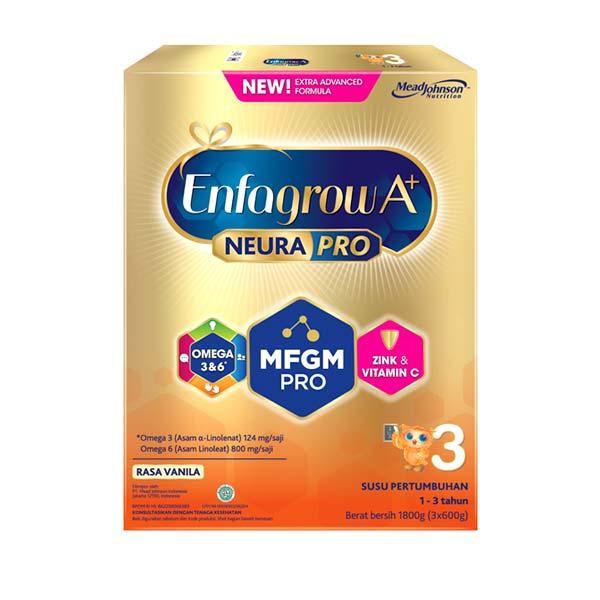 Gambar ENFAGROW A plus 3 VANILA BOX 1800 g dari Hypermart Metro Trade Center Bandung undefined Tokopedia