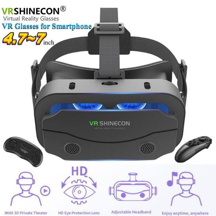 G13 Imax Giant Screen Virtual Reality 3d Glasses Google Cardboard Box Vr  Helmet For 47-7 Phonesupport Game Controller Player