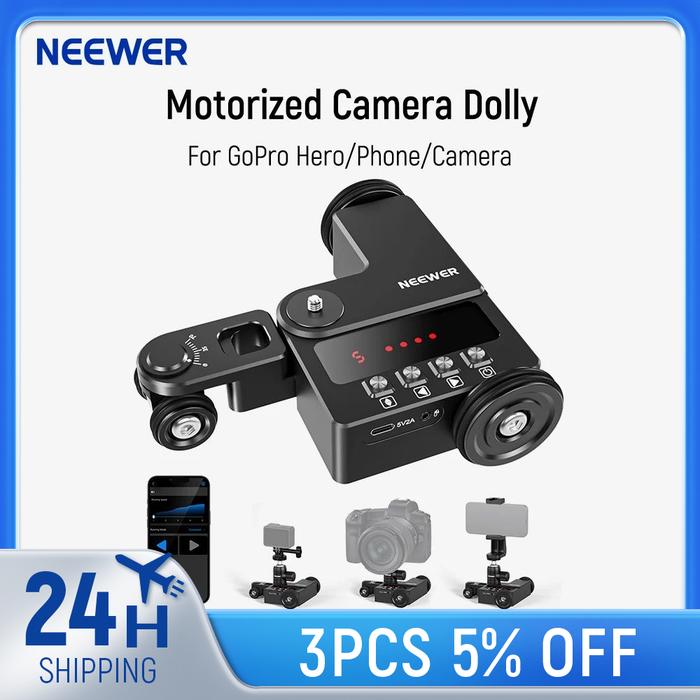 Jual NEEWER Motorized Camera Dolly with App Control Ultra Silent