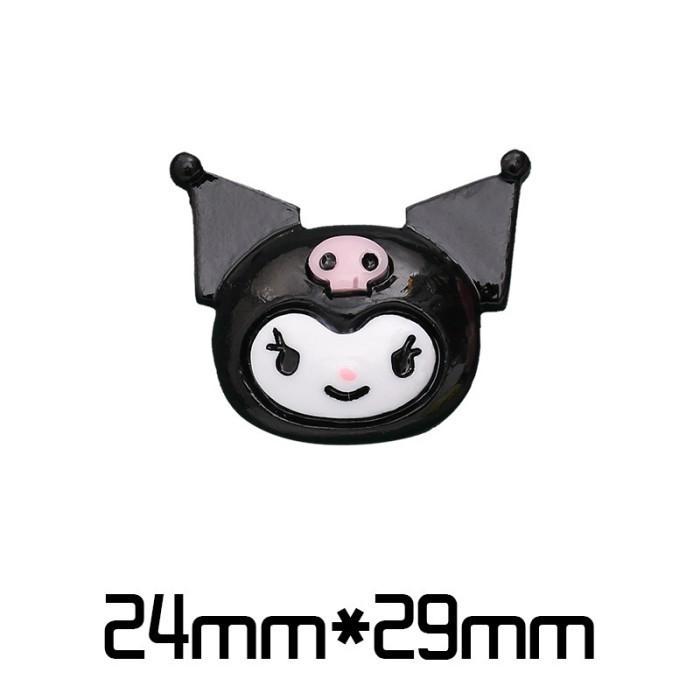 Gambar RC03 resin charm bandul karakter sanrio kuromi melody diy aksesoris - KUROMI KEPALA dari B.C.E. undefined Tokopedia