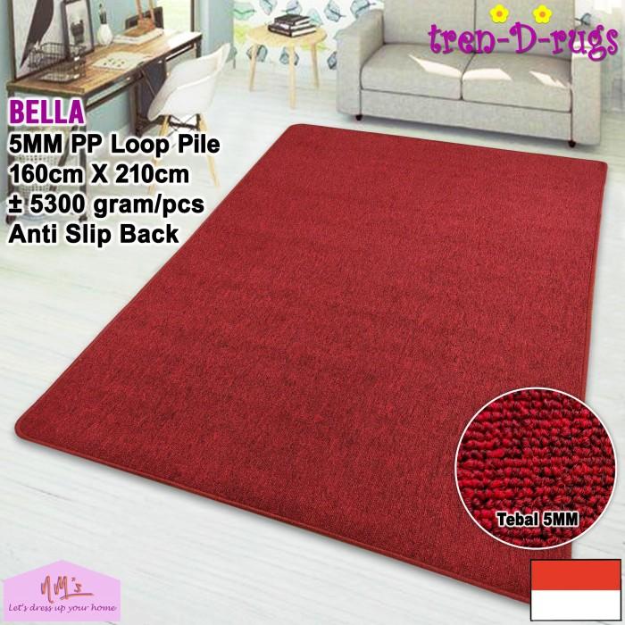 Gambar Tren-D-rugs karpet permadani polos alas ruang tamu minimalis 160x210 - Maroon Gel Back dari NMs Lets dress up your home undefined Tokopedia
