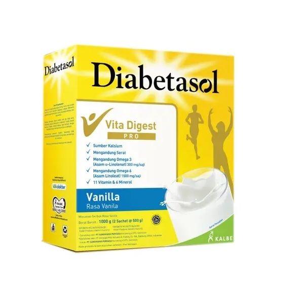 Gambar DIABETASOL VANILLA 950 GR / 1KG dari Hypermart Ciledug undefined Tokopedia