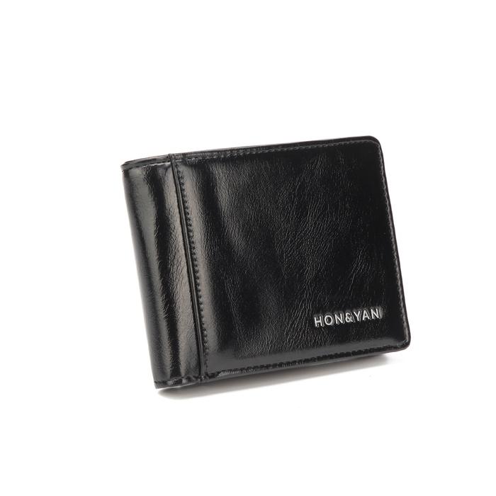 Gambar HONYAN MAN Dompet Kulit Pria Lipat Branded Original Timothée - Black, Box dari HONYAN undefined Tokopedia