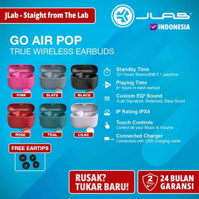 Jual BISA GOSEND! JLab GO AIR POP TWS Bluetooth Earphone Mini