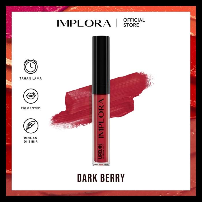 Gambar IMPLORA PROMO LIP CREAM + LIP TINT - Dark Berry, Candy Apple dari Sesilshop78 undefined Tokopedia