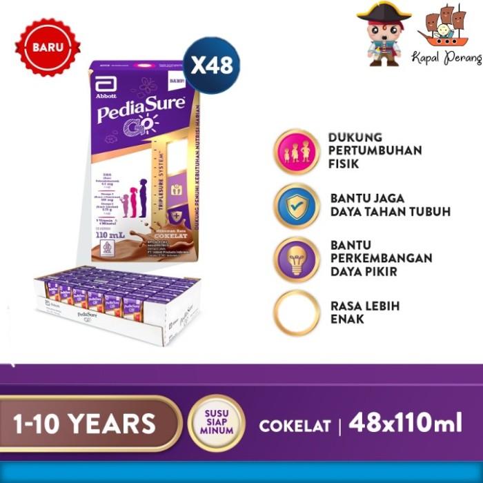 Gambar Pediasure Go Cokelat Susu UHT 48 x 110mL dari Konsel undefined Tokopedia