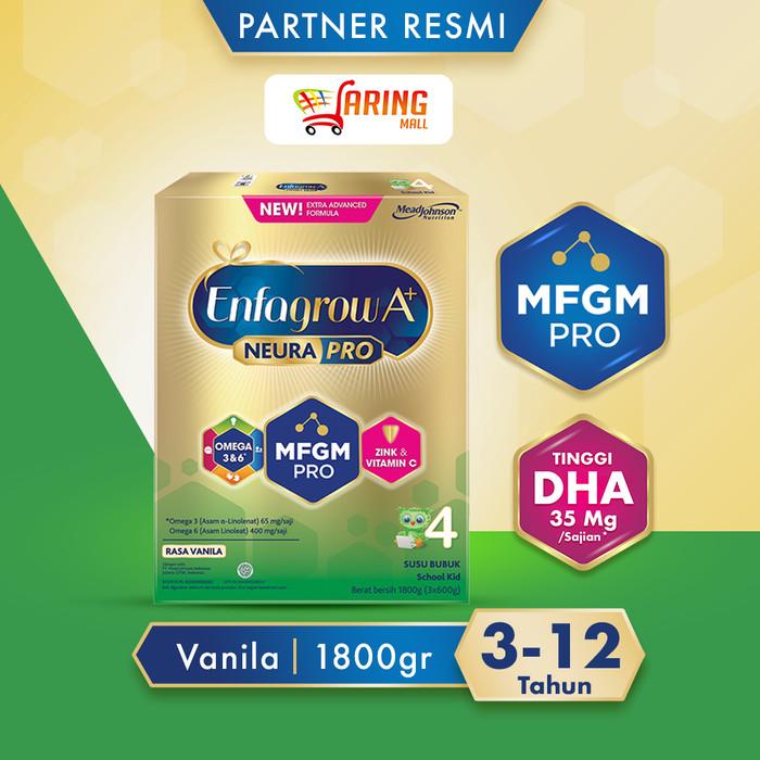 Gambar Enfagrow A+4 Susu Rasa Vanilla 1800 Gram Value Pack (3-12 Tahun) dari Konsel undefined Tokopedia