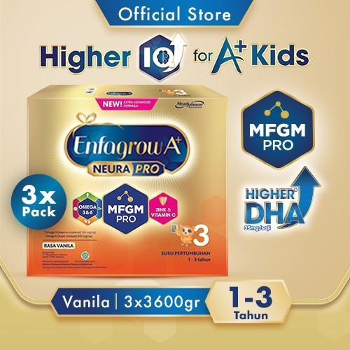 Gambar Enfagrow A+ 3 Susu Formula Vanila 3600g x 3 dari Konsel undefined Tokopedia