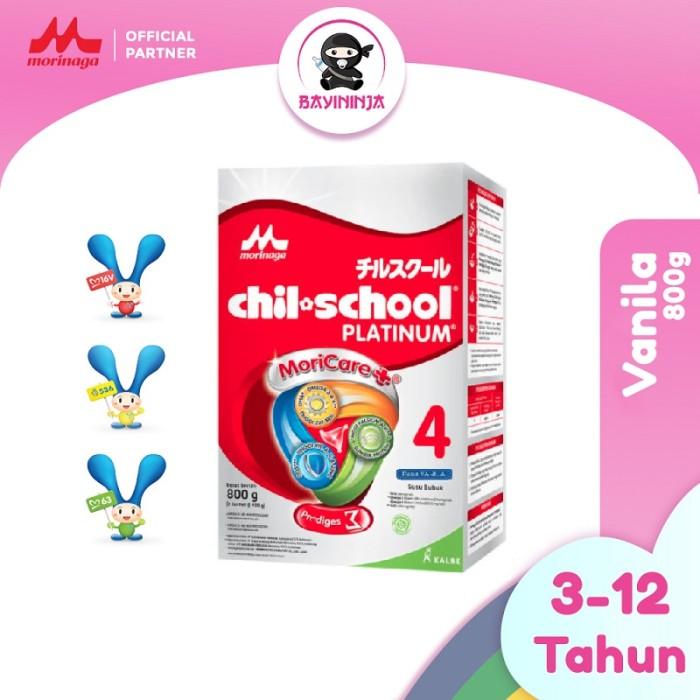 Gambar MORINAGA CHIL SCHOOL PLATINUM Vanilla Box 800g / 800 g dari Konsel undefined Tokopedia