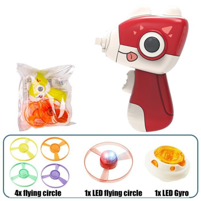 Gambar Mainan Anak  Gasing Putar Spinning Toys Pistol Ketapel Cute Dino - Merah dari MAXI BSG OFFICIAL undefined Tokopedia