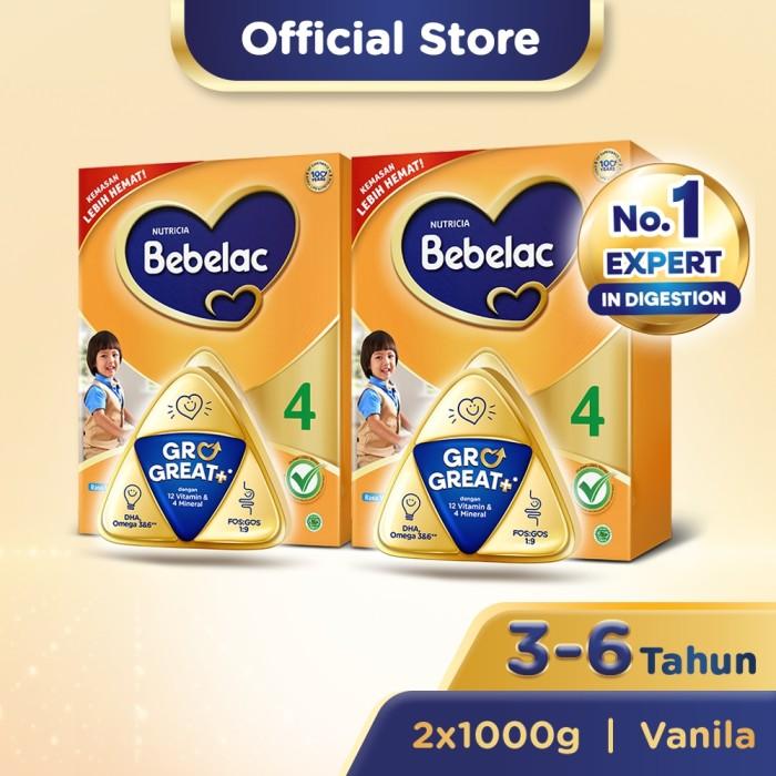 Gambar Paket 2 - Bebelac 4 Vanila Susu Bubuk 1000 GR dari Konsel undefined Tokopedia