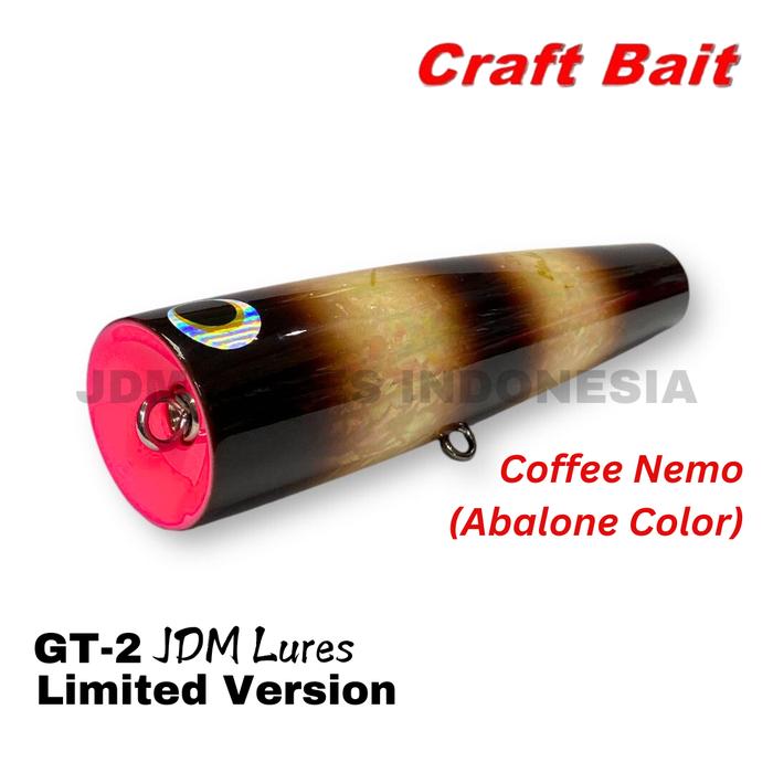 Gambar Craft Bait Popper GT-2  JDM Lures Limited Version - Abalone Color - COFFEE NEMO dari JDM Lures Indonesia undefined Tokopedia
