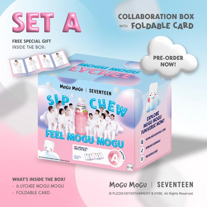 Gambar Stock Terbatas Mogu Mogu I Seventeen -Collaboration Box- - Set A dari SertaMulia undefined Tokopedia