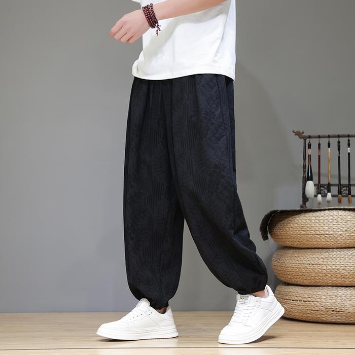 Linen Pants Mens Large Size Pants Jual Streetwear Harem Pants Men