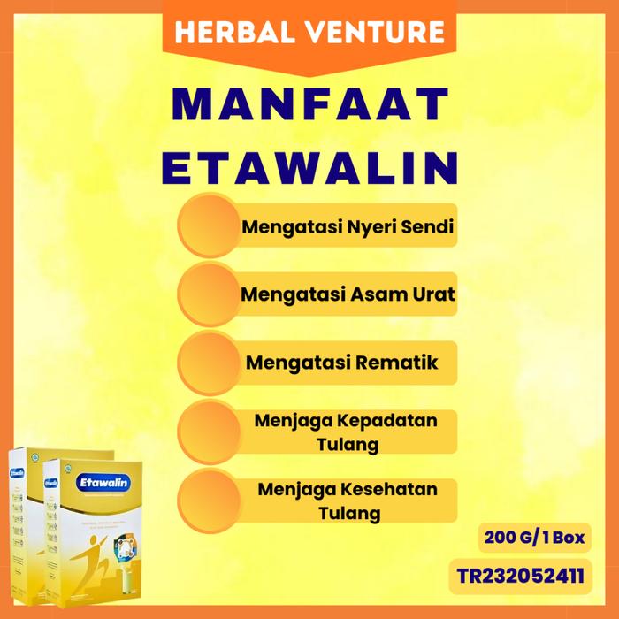 Gambar ETAWALIN SUSU TERAPI SENDI DANDIABETES NO 1 DI INDONESIA RASA JAHE 200 GRAM ORIGINAL TERMURAH dari Zenitsu Store undefined Tokopedia